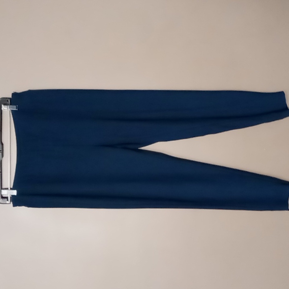 Terra & Sky Navy Blue Leggings Size 0X (14W)